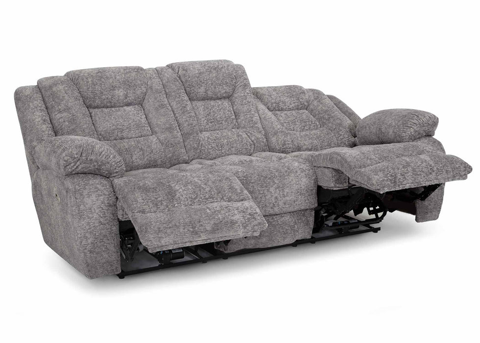 Franklin Furniture - 784 Hayworth Power Reclining Sofa w-Power Headrest in Pilot Ash - 78445 PILOT
