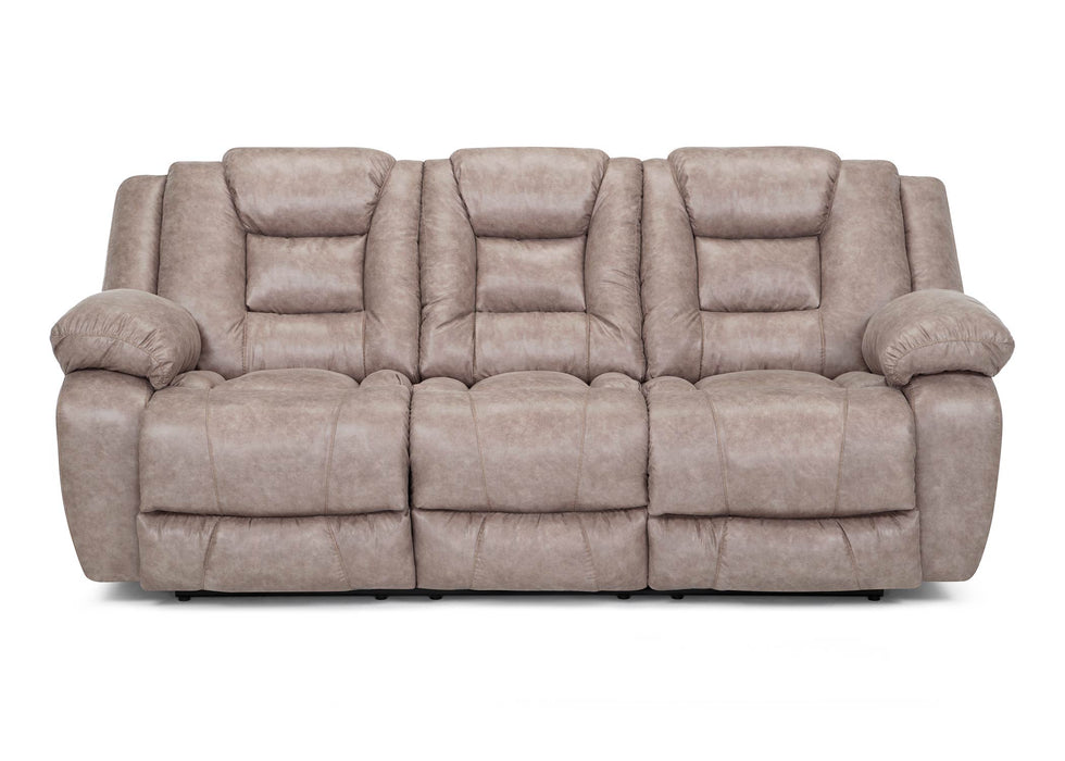 Franklin Furniture - 784 Hayworth Power Reclining Sofa w-Power Headrest in Whitman Pebble - 78445 WHITMON