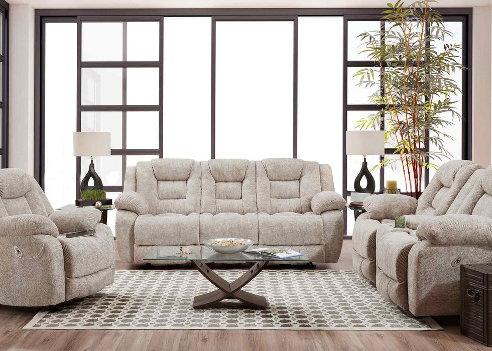 Franklin Furniture - 784 Hayworth 2 Piece Power Reclining Sofa Set in Pilot Pumice - 78445-78435 PILOT