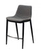 VIG Furniture - Modrest Jane Modern Grey & Black Counter Stool (Set of 2) - VGHR5361C-GRY-BLK-BS - GreatFurnitureDeal