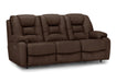 Franklin Furniture - Marco Reclining Sofa in Massisa Dark Brown - 79442-DARK BROWN - GreatFurnitureDeal