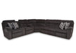 Franklin Furniture - 797 Tribute 3 Piece Power Sectional in Chocolate - 797-SEC