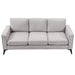 GFD Home -[VIDEO provided] [New]Modern 3-Piece Sofa Sets with Sturdy Metal Legs,Chenille Upholstered Couches Sets Including 3-Seat Sofa, Loveseat and Single Chair for Living Room Furniture Set (1+2+3 Seat) - GreatFurnitureDeal