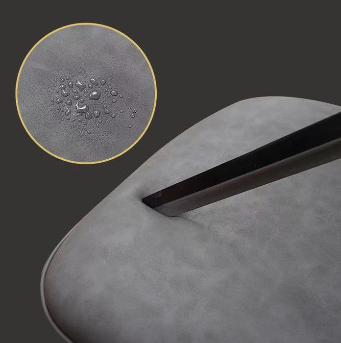 GFD Home - PJ--SEAT-- Dining chair, PU, BLK - GreatFurnitureDeal