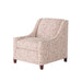 Southern Home Furnishings - Clover Coral Accent Chair - 552-C Clover Coral - GreatFurnitureDeal