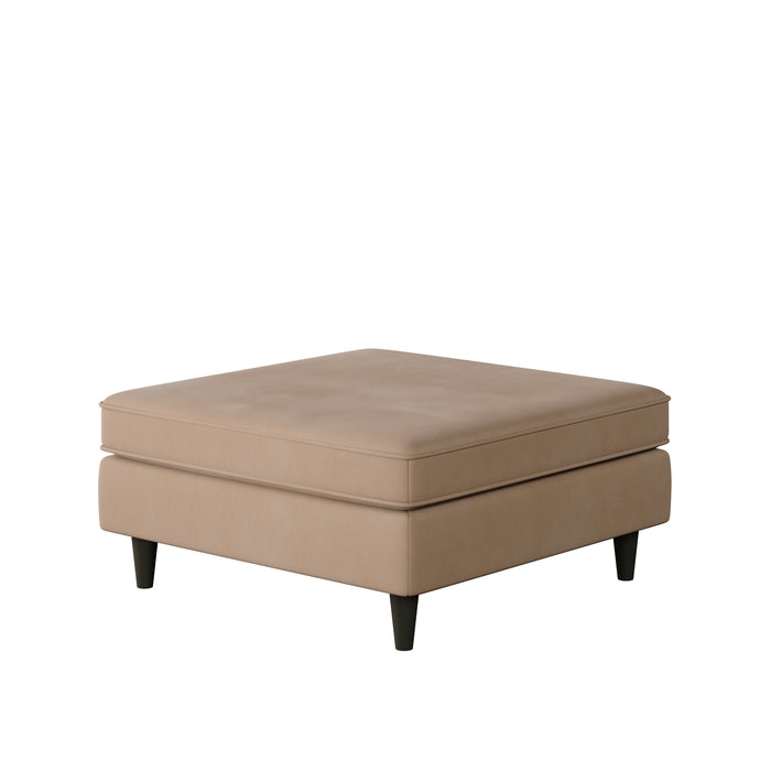 Southern Home Furnishings - Bella Blush 38" Square Cocktail Ottoman in Mauve - 170-C Bella Blush-MTO - GreatFurnitureDeal