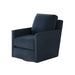 Southern Home Furnishings - Bella Midnight Swivel Glider Chair in Blue - 21-02G-C Bella Midnight - GreatFurnitureDeal