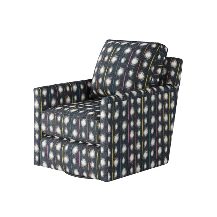 Southern Home Furnishings - Bindi Crayola Swivel Glider Chair in Multi - 21-02G-C Bindi Crayola