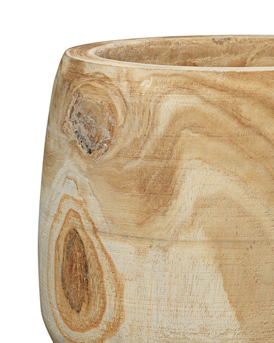 Jamie Young Company - Brea Wooden Vase in Natural Wood - 7BREA-VAWD - GreatFurnitureDeal