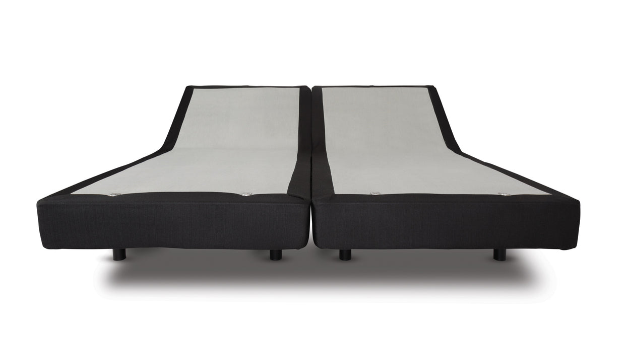 GFD Home - S86 InMotion Silver Power Base Split Queen Bed Frame,Base 30x80x6 - GreatFurnitureDeal