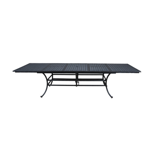 GFD Home - Rectangle Extension Table, Dark Lava Bronze - GreatFurnitureDeal