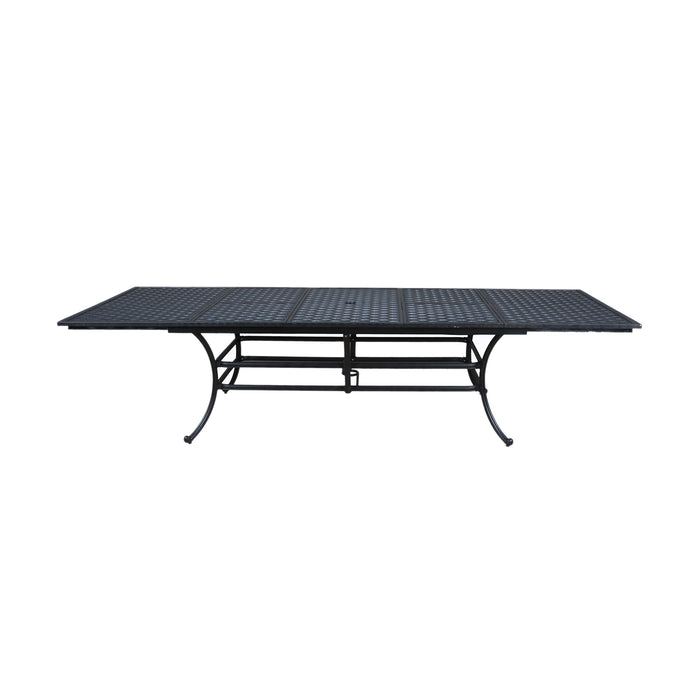 GFD Home - Rectangle Extension Table, Dark Lava Bronze - GreatFurnitureDeal