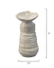 Jamie Young Company - Medium Marine Vase in Pearl Cream Ceramic - 7MARI-MDCR - GreatFurnitureDeal