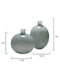 Jamie Young Company - Minx Decorative Vases in Grey Glass (set of 2) - 7MINX-VAGR - GreatFurnitureDeal