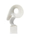 Jamie Young Company - Obscure Object on Stand in Off White Resin - 7OBSC-LGWH - GreatFurnitureDeal