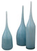 Jamie Young Company - Pixie Decorative Vases in Periwinkle Blue Glass (set of 3) - 7PIXI-VAPW