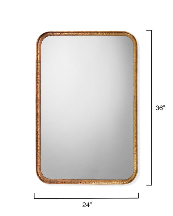 Jamie Young Company - Principle Vanity Mirror in Gold Leaf Metal - 7PRIN-MIGO - GreatFurnitureDeal