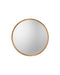 Jamie Young Company - Refined Round Mirror in Gold Leaf Metal - 7REFI-MIGO - GreatFurnitureDeal