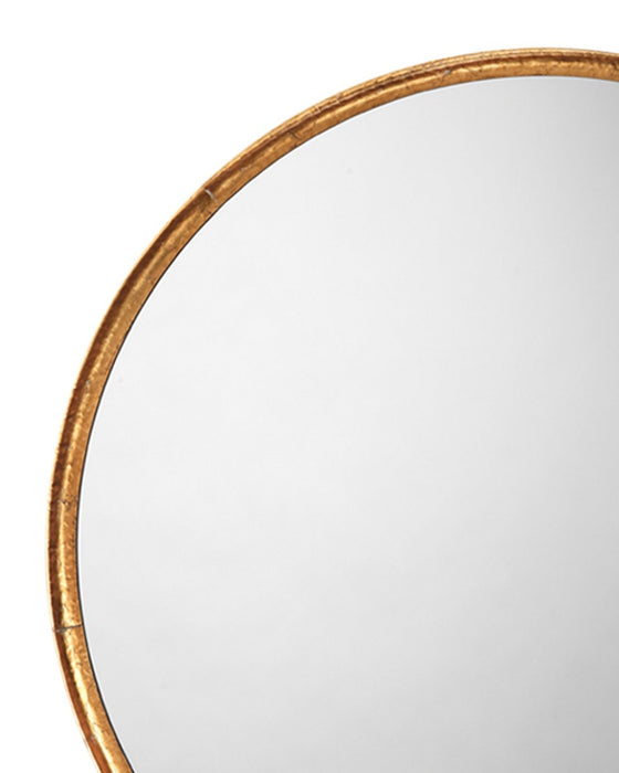 Jamie Young Company - Refined Round Mirror in Gold Leaf Metal - 7REFI-MIGO