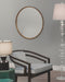 Jamie Young Company - Refined Round Mirror in Gold Leaf Metal - 7REFI-MIGO - GreatFurnitureDeal