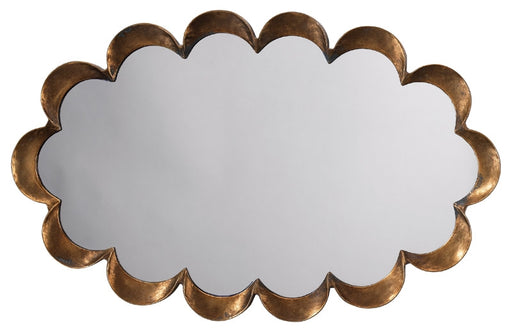 Jamie Young Company - Scalloped Mirror in Antique Brass - 7SCAL-MIAB - GreatFurnitureDeal