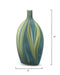 Jamie Young Company - Stream Vessels in Green & Blue Striped Glass (set of 3) - 7STRE-VAGB - GreatFurnitureDeal