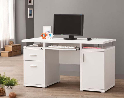 Coaster Furniture - White Computer Desk - 800108 - GreatFurnitureDeal