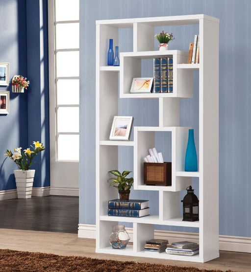 Coaster Furniture - 800157 White Bookshelf - 800157