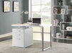 Coaster Furniture - Hilliard Hilliard White Writing Desk - 800325