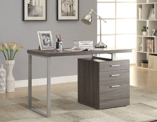 Coaster Furniture - Hilliard Weathered Gray Writing Desk - 800520