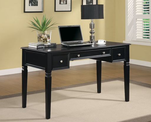 Coaster Furniture - Classic Desk in Rich Black Finish - 800913 - GreatFurnitureDeal