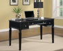 Coaster Furniture - Classic Desk in Rich Black Finish - 800913