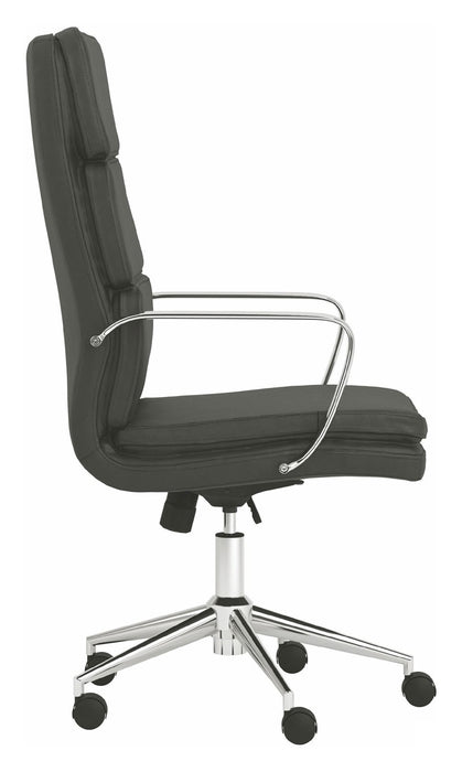 Coaster Furniture - Black Tall Back Office Chair - 801744
