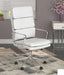 Coaster Furniture - White Tall Back Office Chair - 801746 - Room View