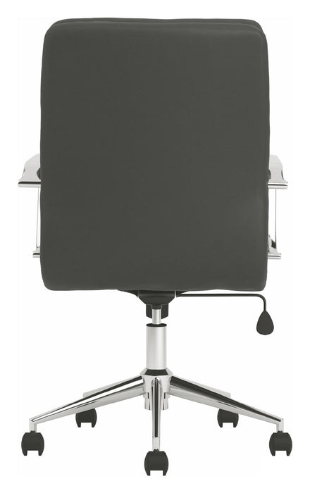 Coaster Furniture - Black Short Back Office Chair - 801765 - Back View