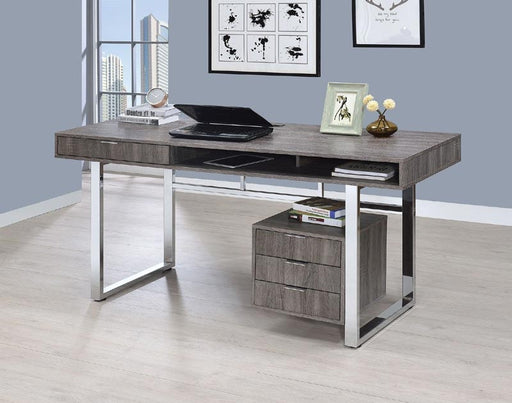 Coaster Furniture - Weathered Gray Writing Desk - 801897 - GreatFurnitureDeal