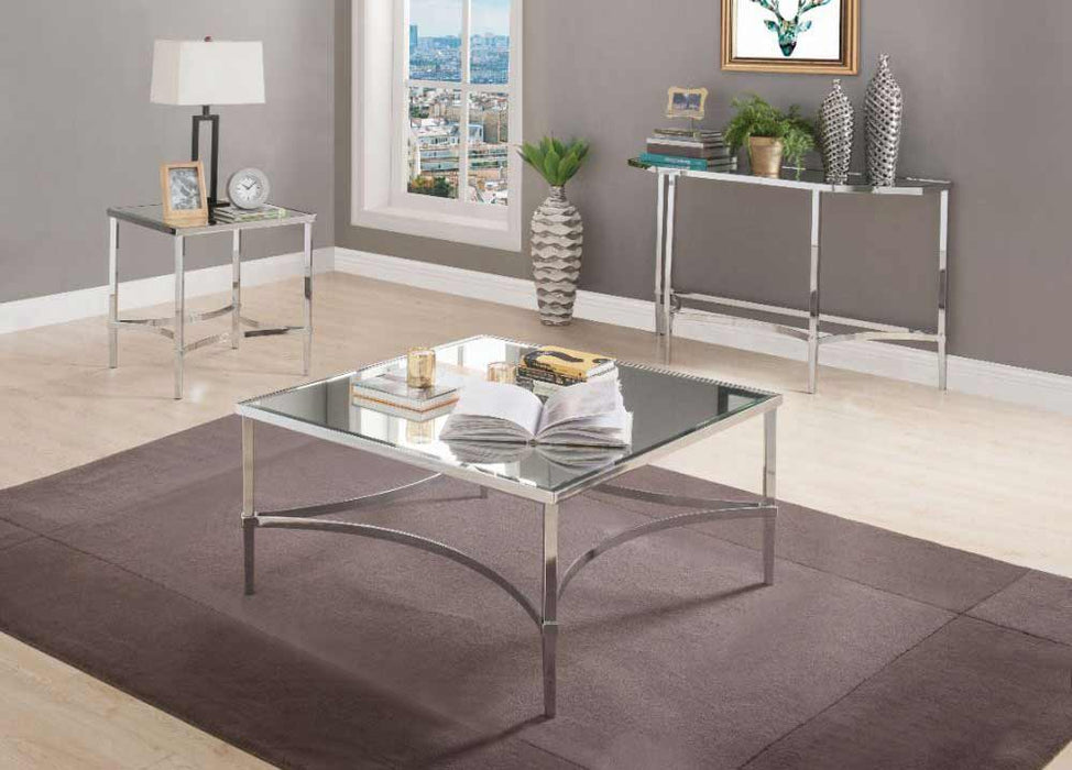 Acme Furniture - Petunia 3 Piece Occasional Set in Chrome - 80190-92 - GreatFurnitureDeal