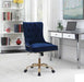 Coaster Furniture - Blue Velvet Office Chair - 801984 - Room View
