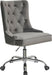 Coaster Furniture - Gray Velvet Office Chair - 801994