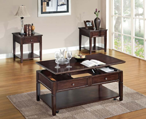 Acme Furniture - Malachi 3 Piece Occasional Table Set in Walnut - 80255-3SET - GreatFurnitureDeal