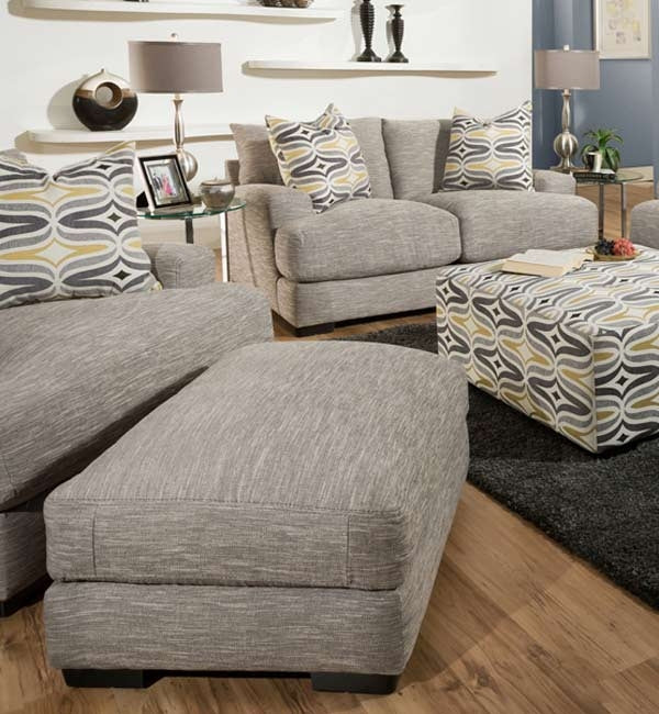 Franklin Furniture - Barton Stationary 4 Piece Living Room Set in Fog - 808-SLCO - GreatFurnitureDeal