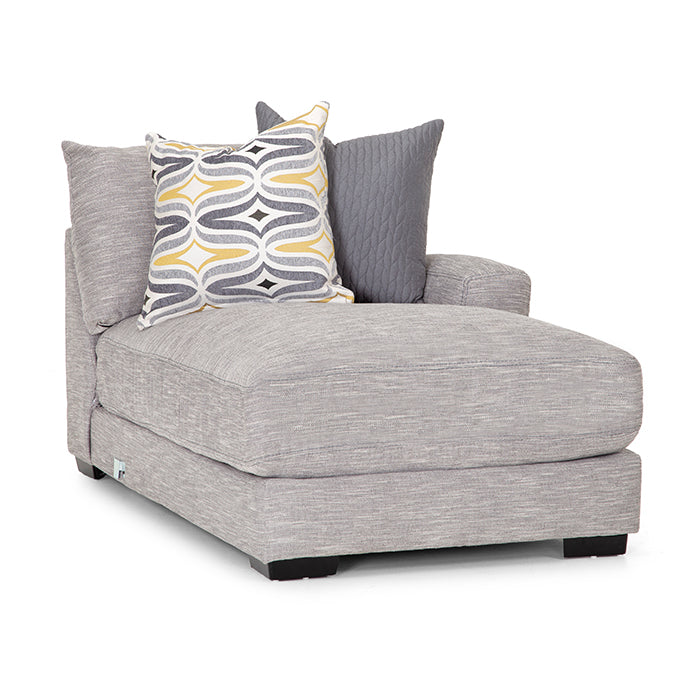 Franklin Furniture - Barton 4 Piece Stationary Sectional Sofa in Fog - 80859-804-803-860-FOG