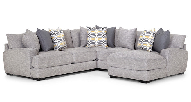Franklin Furniture - Barton 4 Piece Sectional With Right Arm Chaise - 808-59-04-03-86 - GreatFurnitureDeal