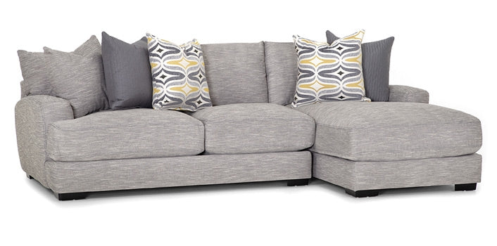 Franklin Furniture - Barton 2 Piece Sofa Sectional - 80859-80886-FOG - GreatFurnitureDeal