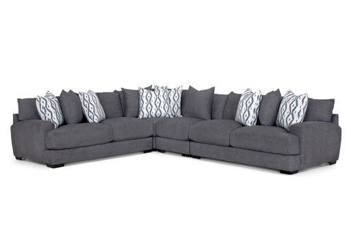 Franklin Furniture - 808 Journey 4 Piece Stationary Sectional Sofa - 808-59-04-03-60-GRAPHITE - GreatFurnitureDeal