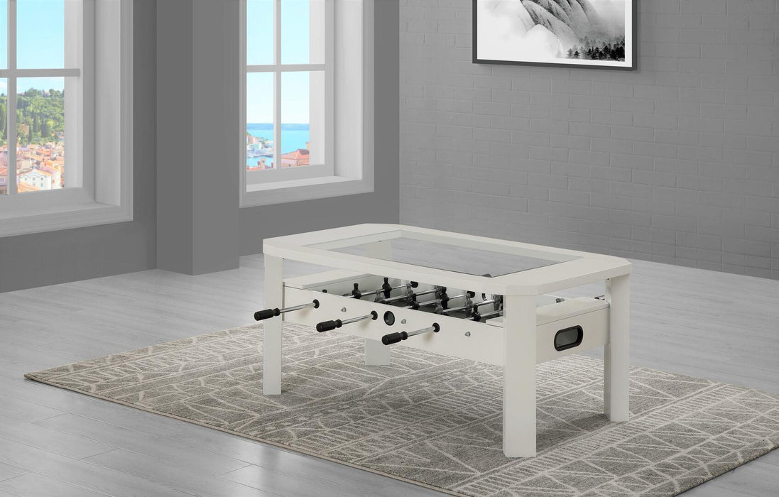 Myco Furniture - Cooper Foosball Table in White - CP100-WH