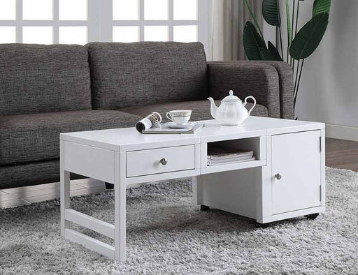 Acme Furniture - Machiko White Coffee Table - 81185 - GreatFurnitureDeal