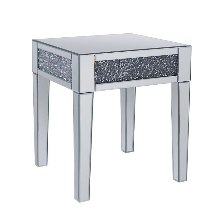 Acme Furniture - Noralie End Table in Mirrored - 81417 - GreatFurnitureDeal