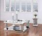 Acme Furniture - Kachina Mirrored & Faux Gem Coffee Table - 81425