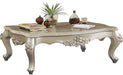 Acme Furniture - Bently Marble and Champagne Coffee Table - 81665